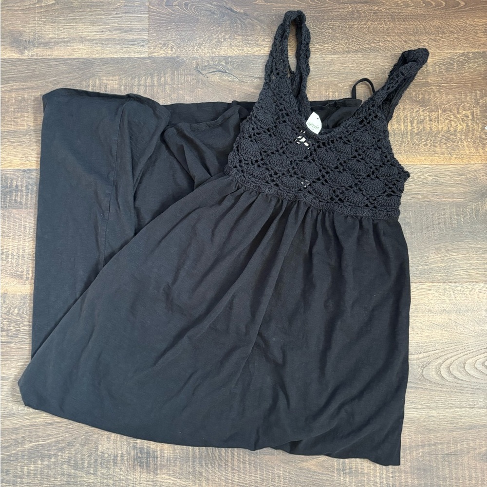 Aerie Crochet Maxi Dress
